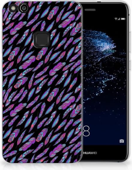 TPU Hoesje voor Huawei P10 Lite TPU bumper Feathers Color