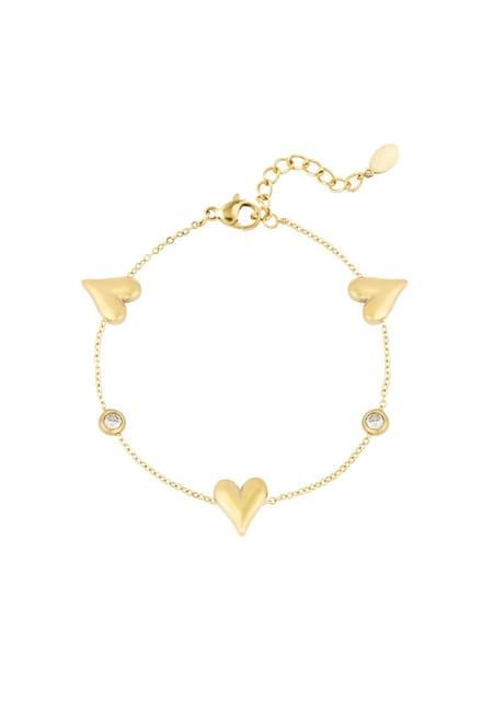 Gleaming Love armband - Goudkleur