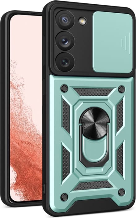 Hoesje geschikt voor Samsung Galaxy S23 Plus - Techsuit Camshield Back Cover - Groen