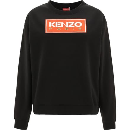 Kenzo Paris Block Logo Zwart damessweatshirt