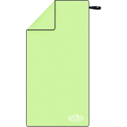 NILS CAMP NCR11 - Microvezel Handdoek - 140x70 cm - Lichtgewicht - Sneldrogend - Groen