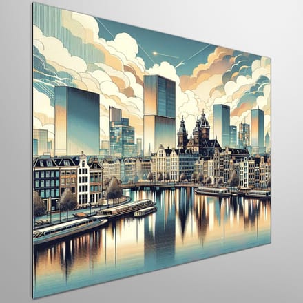 Kunstprint | Wanddecoratie | Dibond | 80 × 80 cm