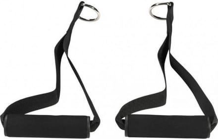 Gorilla Sports Kabelhandgrepen set van 2 - Zwart - comfortabel - Kabel handgreep