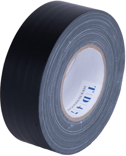 TD47 Gaffa Tape 50mm x 50m Mat Zwart