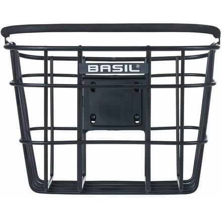 Basil Bremen Alu KF Fietsmand - Voor - Aluminium - Matzwart