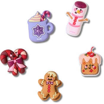 Schoenaccessoires Crocs Cute Winter Foods 5 Pack