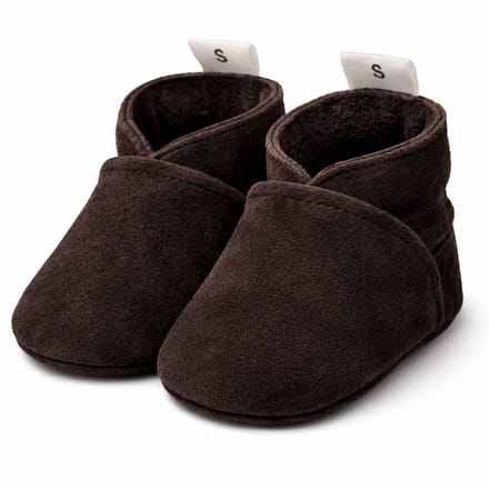 Babysteps - Babyslofjes - Suede - Bruin - maat 24/25