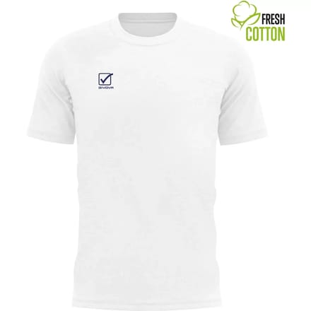 T-shirt Givova Cotone Wit Wit - 3XL