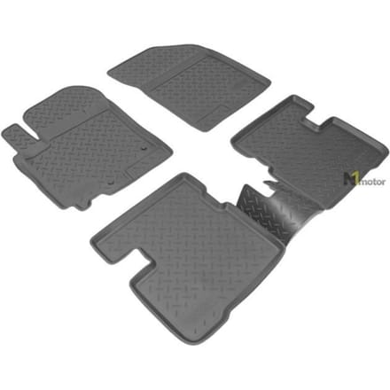 Doublures NORM | Tapis De Sol En Caoutchouc TPE Toutes Saisons Pour Suzuki Swift 2010-2017 noir