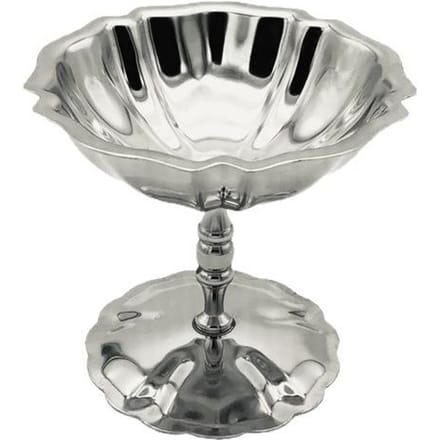 Roestvrijstalen ijscoupe puddingbeker snackkom dessertbeker gray