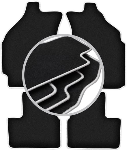 CARLUX-SILVER automatten voor: Chevrolet Matiz hatchback (2004-2009)