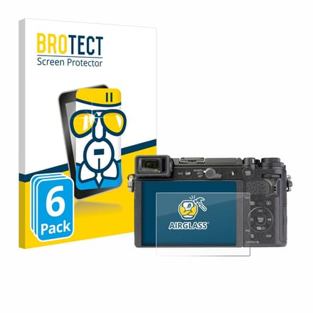 Screenprotector 6 Stuks voor Panasonic Lumix DC-GX9 Beschermglas transparant
