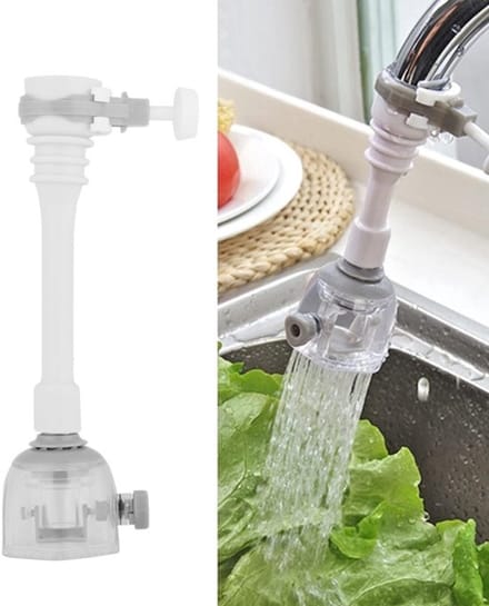 Allecto - Verstelbare Keuken Kraanverlenging met Waterbesparende