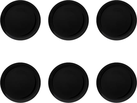 Grote Zwarte Pizzaborden - 6 stuks - 32 cm