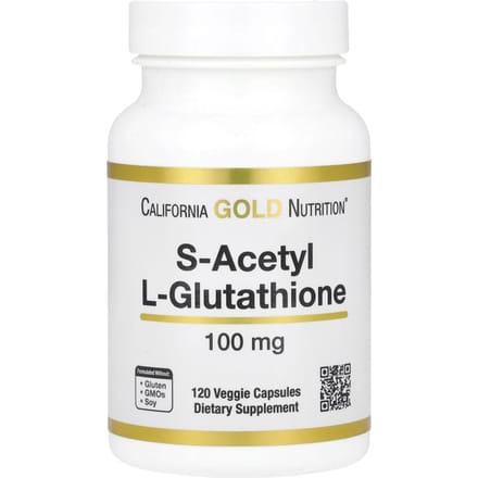 S-Acétyl L-Glutathion, 100 mg, 120 gélules végétales
