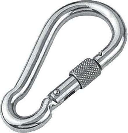 Karabijnhaak / carabiner 8x80mm - Twistlock