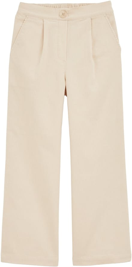 WE Fashion Meisjes wide leg broek met ribstructuur