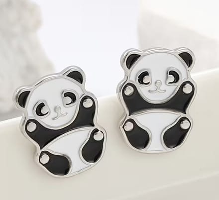Panda Oorbellen – Lief Design