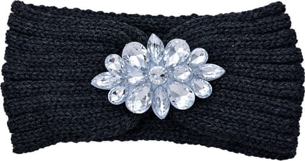 Clayre & Eef Hoofdband Vrouwen 10x22 cm Grijs Synthetisch