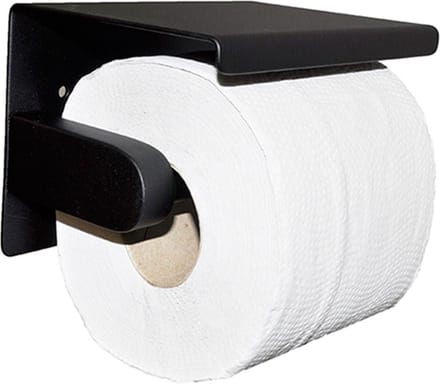 Wiesbaden Brush Toiletrolhouder - Mat Zwart