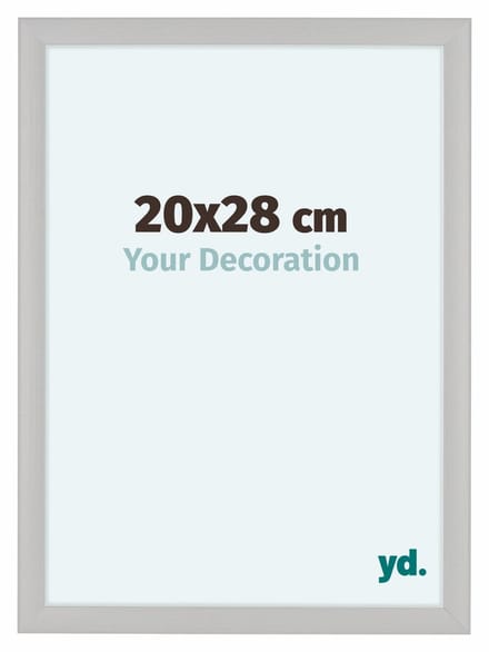 Your Decoration - Fotolijst 20x28 cm - MDF - Wit Houtnerf - Como