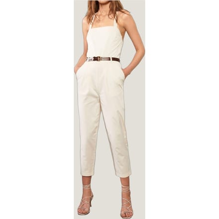 BA&SH Combinaison Chad Ecru Size: L | Jumpsuits Outlet | Dames | Wit