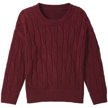 LUPILU Gebreide kindertrui (Rood, 98/104)