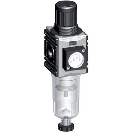 Filter-Regelaar G1/4'' 1000l/min 0.5-10.0bar/7-145psi Futura 0