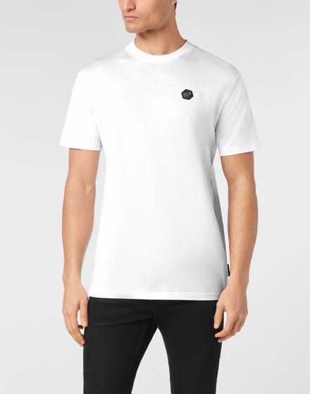T-Shirt Ronde Hals Gothic Plein