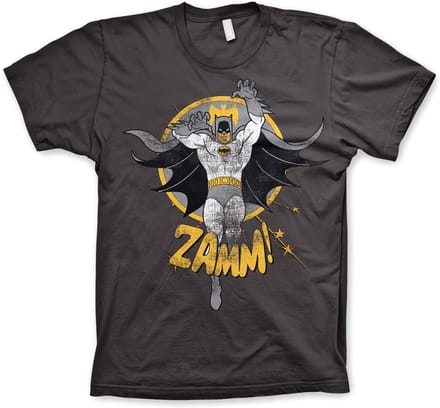 DC Comics Batman Heren Tshirt -M- Zamm! Grijs