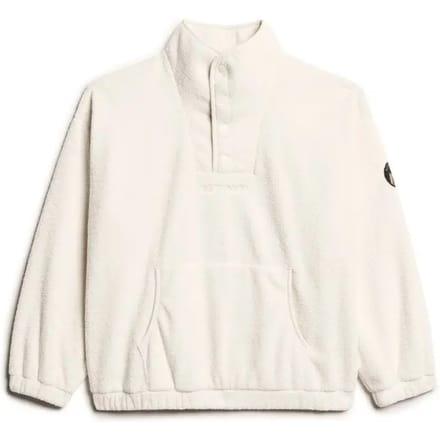 Technische sweatshirt met een Turtleneck voor dames in sherpa Superdry Sport