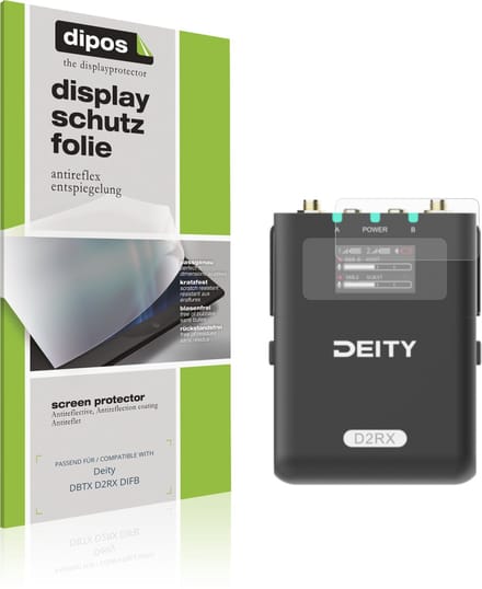 dipos – 4x Matte Beschermfolie geschikt voor Deity DBTX D2RX DIFB | Krasbestendige & antireflecterende Screenprotector Ultra-Thin