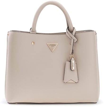 GUESS schoudertas Meridian II Girlfriend Satchel Light Taupe