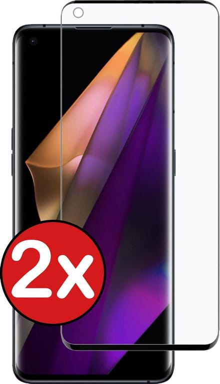 Screenprotector - 2 Stuks - Geschikt voor OPPO Find X3 Pro - Extra Sterk - Beschermglas - Gehard Glas - Tempered Glass - Screen Protector