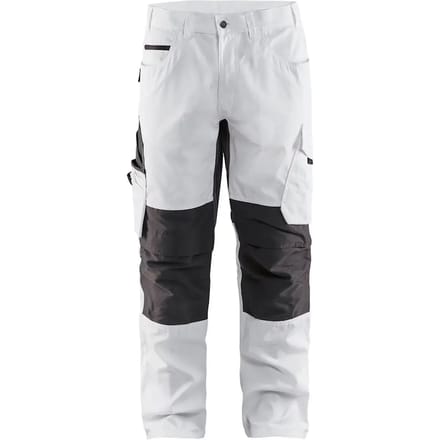Blaklader Schilderswerkbroek met stretch 1095-1330 - Wit/Donkergrijs - C64