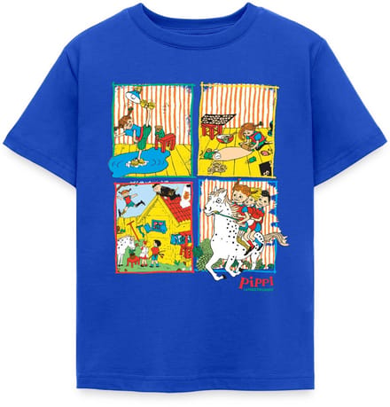 Pippi Langkous En Je Vrienden Tegels T-Shirt Kinderen