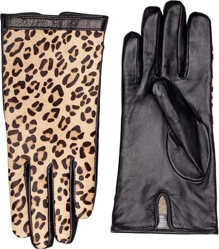 Laimbock handschoenen panterprint Isaba black - zwart - 7.5
