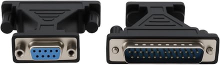 Allecto Plus - 2 stuks Serieel Adapter DB9 Vrouwelijk naar DB25 Mannelijk voor Computers Printers en Camera's