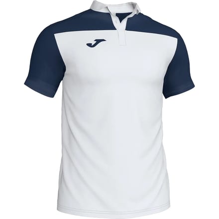 Joma Crew III Polo Heren - Wit / Marine | Maat: L