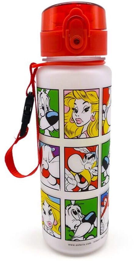 Drinkfles - Asterix, Obelix, Idefix - Dogmatix - Pop Top - Ecozen - 600ml