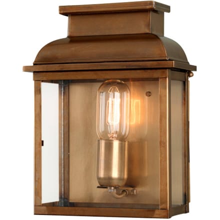 Elstead Lighting LED Wand Buitenlamp Old Bailey | 1X E27 Max 60W | IP44 | Dimbaar | Aged Brass