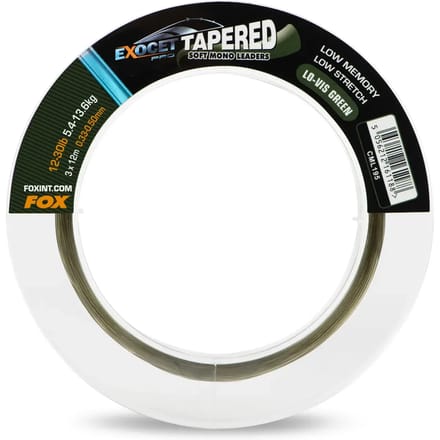 Pro Tapered Leaders Lo-Vis Green X3 Exocet Fox