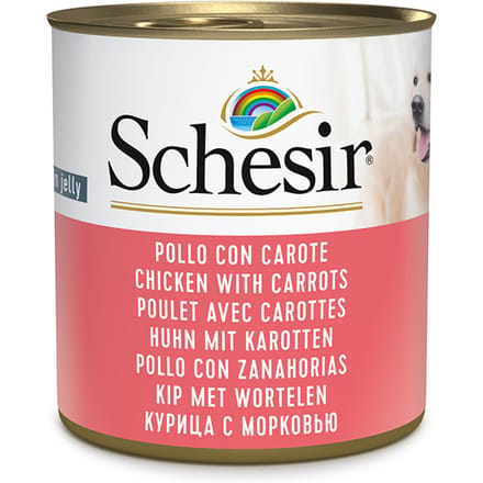 Schesir Kip met Wortelen 6x 285g