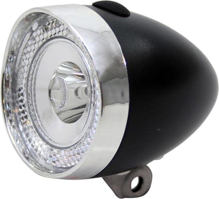 Union Voorlicht Retro Mini Led 7,5 X 6 Cm Batterij Zwart