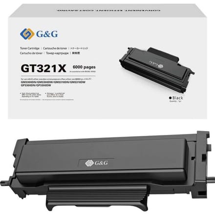 G&G Toner Zwart 6000 bladzijden GT321X