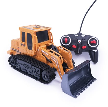 Zoem - 1:24 Bestuurbare RC Bulldozer - Graafmachine - 6 kanaals - Licht en Geluid