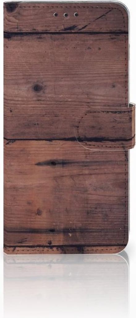 Boekhoesje voor Samsung Galaxy S10 Plus Book Style Case Old Wood