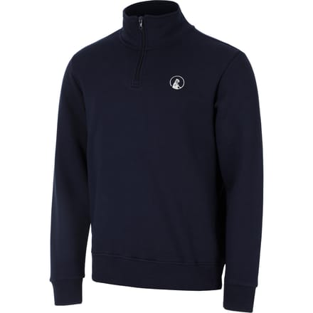 Quiet Please Essential Troyer Sweatshirt Heren-donkerblauw