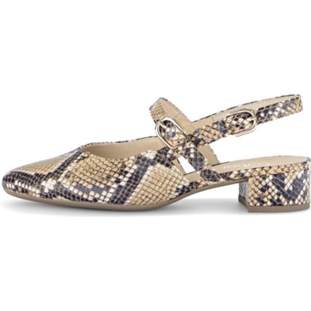 Gabor Instappers Python beige Leer - Maat 7