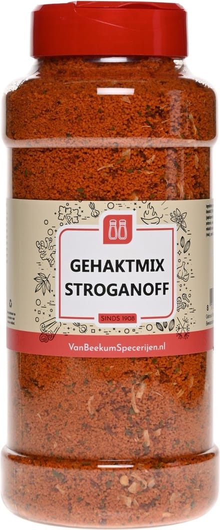 Van Beekum Specerijen - Gehaktmix Stroganoff - Strooibus 600 Gram